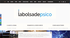 Desktop Screenshot of labolsadepsico.com