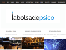 Tablet Screenshot of labolsadepsico.com